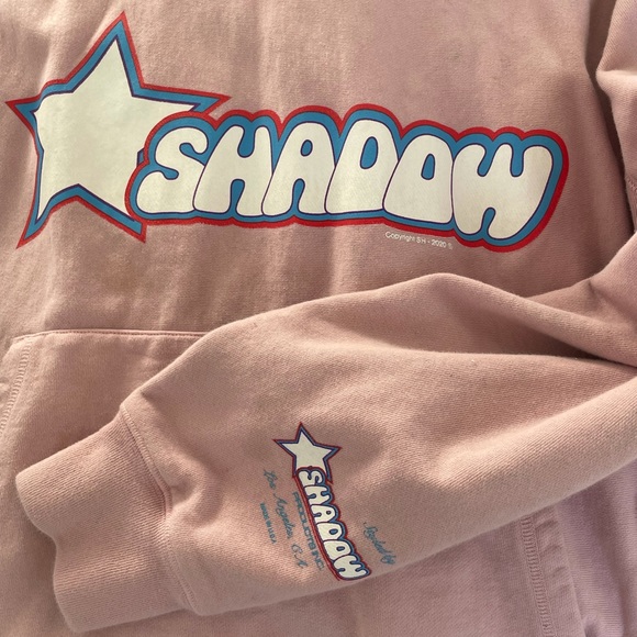 Baby pink Shadow Hill hoodie - Picture 2 of 3